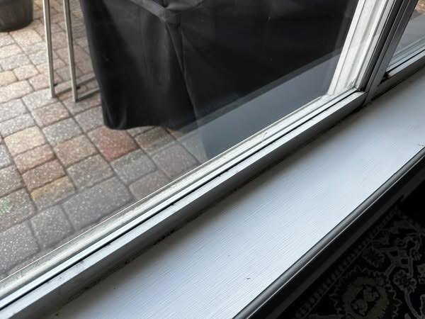 Sill & Frame after window cleaning